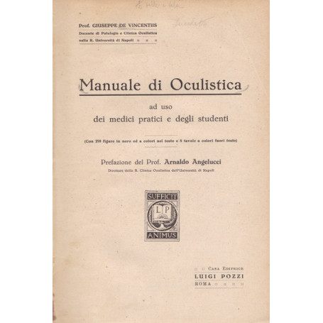 Manuale di oculistica