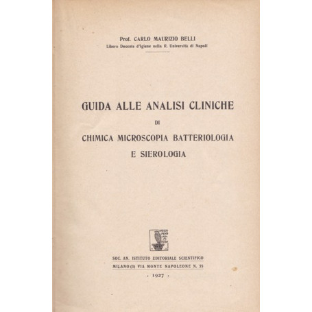 Guida alle analisi cliniche di chimica