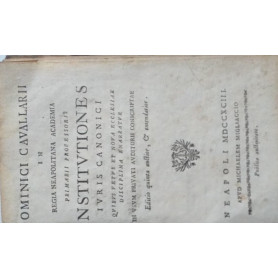 De Beneficiis Ecclesiasticis commentarius ad usum auditorum in regio neapolitano Lyceo