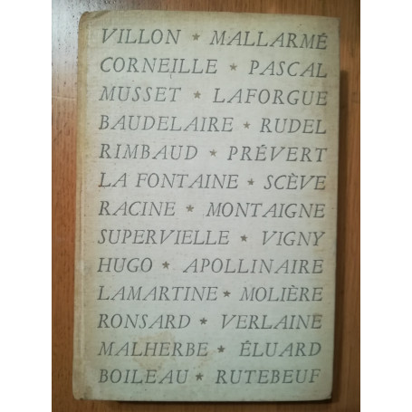 Anthologie de la poesie francaise