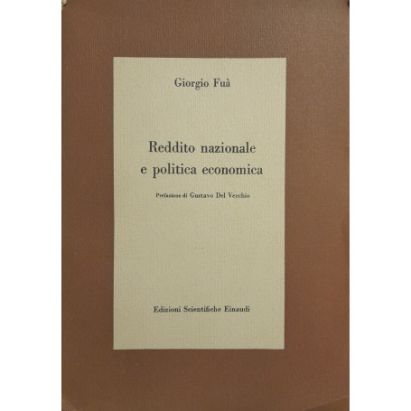 Reddito nazionale e politica economica