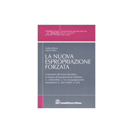 La nuova espropriazione forzata