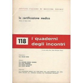 LA CERTIFICAZIONE MEDICA