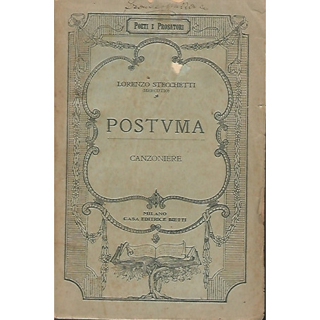 POSTUMA - Canzoniere