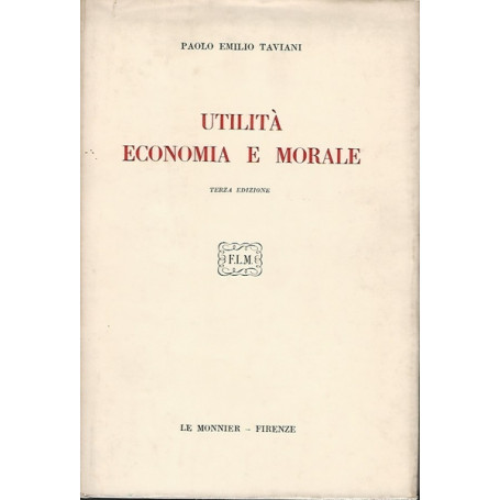 Utilità  Economia e Morale
