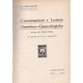 Conversazioni e lezioni ostetrico-ginecologiche