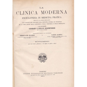 La clinica moderna - Enciclopedia di medicina pratica. Supplemento.
