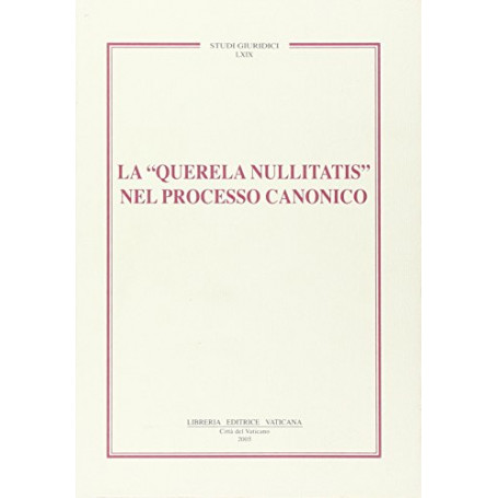 La querela nullitatis nel processo canonico