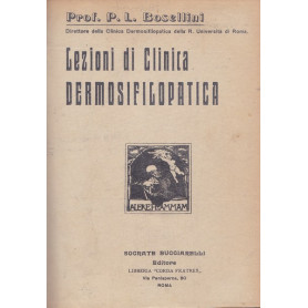 Lezioni di clinica dermosifilopatica