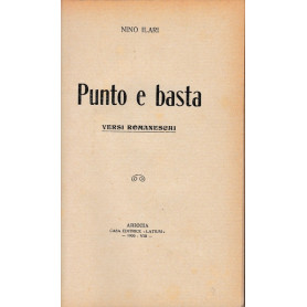 Punto e basta - versi romaneschi