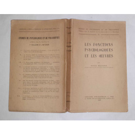 Les Fonctions psychologiques et les oeuvres