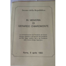 In memoria di Gerardo Chiaromonte