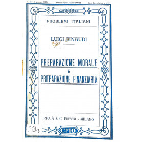 Preparazione morale e preparazione finanziaria