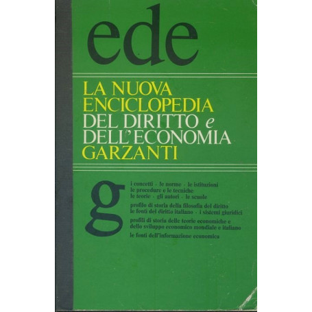 La nuova enciclopedia del diritto e dell'economia Garzanti