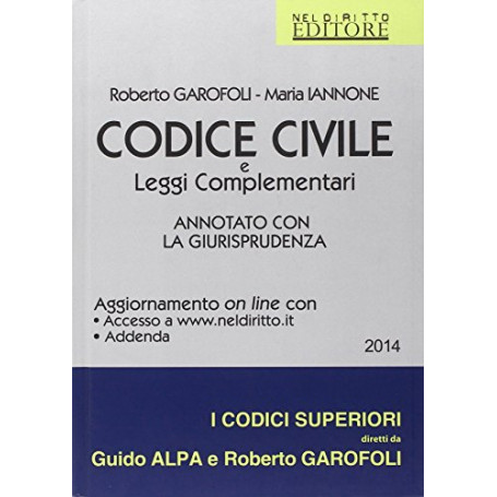 Codice civile e leggi complementari. Annotato con la giurisprudenza.