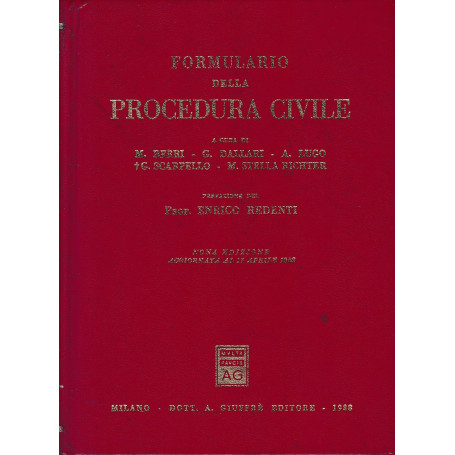 Formulario della procedura civile