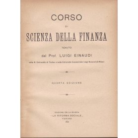 Corso di Scienza della Finanza