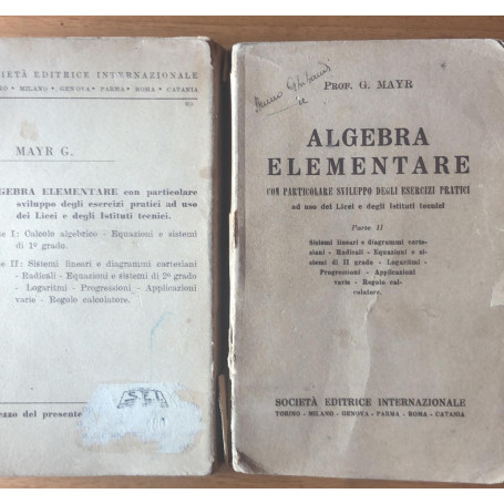 Algebra elementare parte II