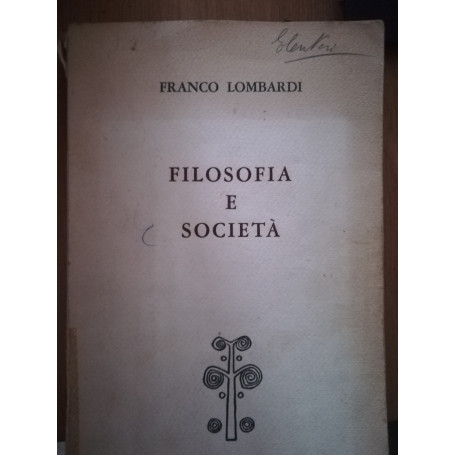 Filosofia e società