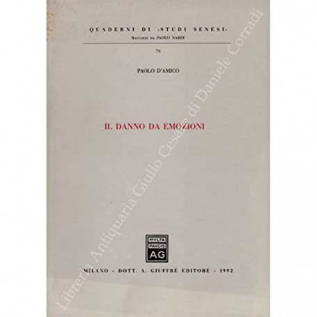 Il danno da emozioni