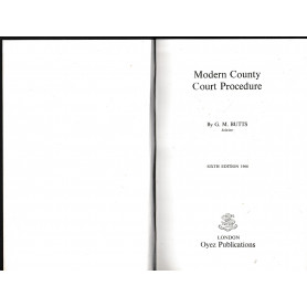 Modern County Court Procedure