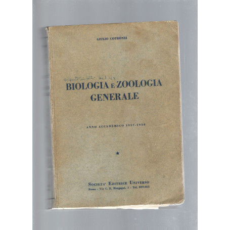 Biologia e zoologia generale
