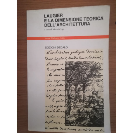 Laugier e la dimensione teorica dell\'architettura