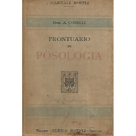 PRONTUARIO DI POSOLOGIA