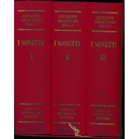 I sonetti di Giuseppe Gioachino Belli