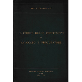 Il Codice delle professioni di Avvocato e Procuratore