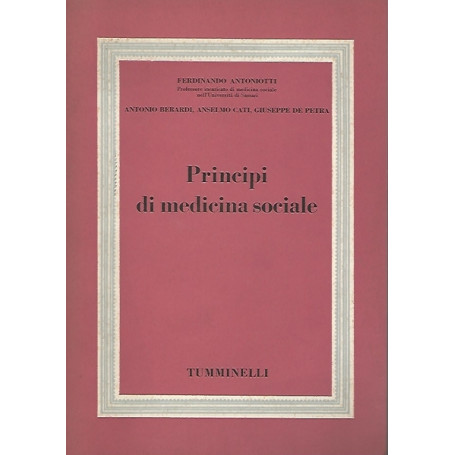 PRINCIPI DI MEDICINA SOCIALE