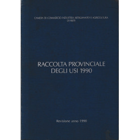 Raccolta provinciale degli usi 1990