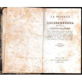 La scienza della legislazione