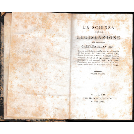 La scienza della legislazione