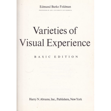 Varieties of Visual Experiences - basic edition
