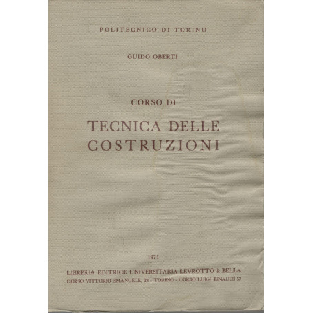 Corso di tecnica delle costruzioni