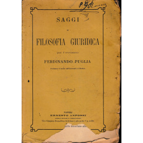 Saggi di filosofia giuridica