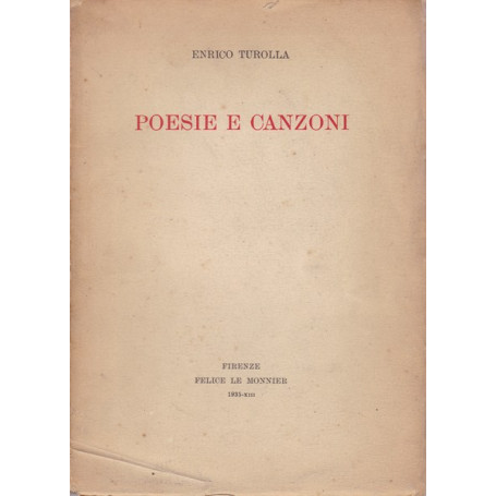 Poesie e canzoni
