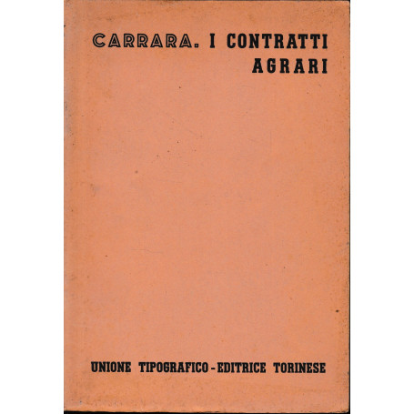 I contratti agrari
