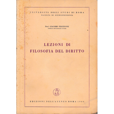 Lezioni di filosofia del diritto