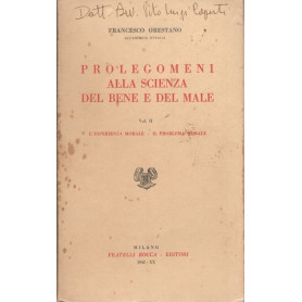 Prolegomeni alla scienza del bene e del male