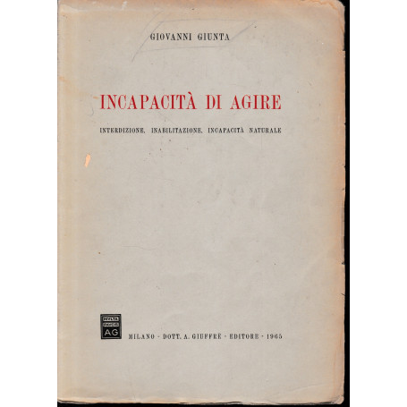 Incapacità  di agire