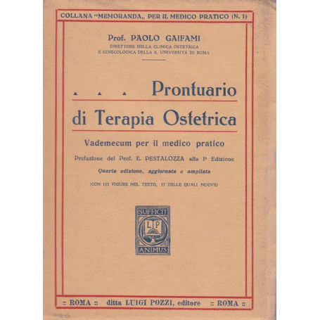 Prontuario di Terapia Ostetrica