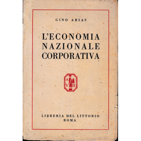 L'economia nazionale corporativa