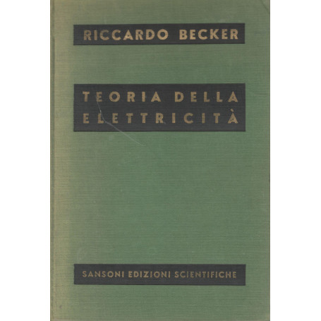 Teoria della elettricità . Teoria elettronica