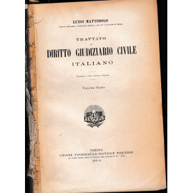 Trattato di Diritto Giudiziario Civile Italiano