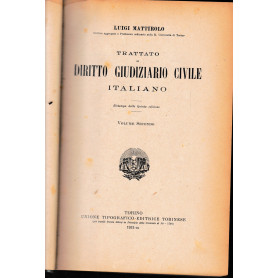 Trattato di Diritto Giudiziario Civile Italiano