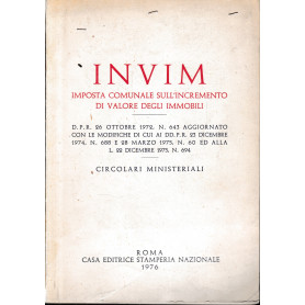 INVIM. Imposta comunale sull'incremento di valore degli immobili