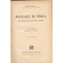 Manuale di fisica  (volume primo) meccanica