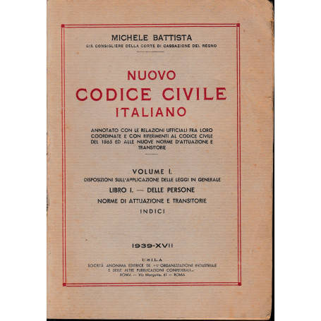 Nuovo Codice Civile Italiano